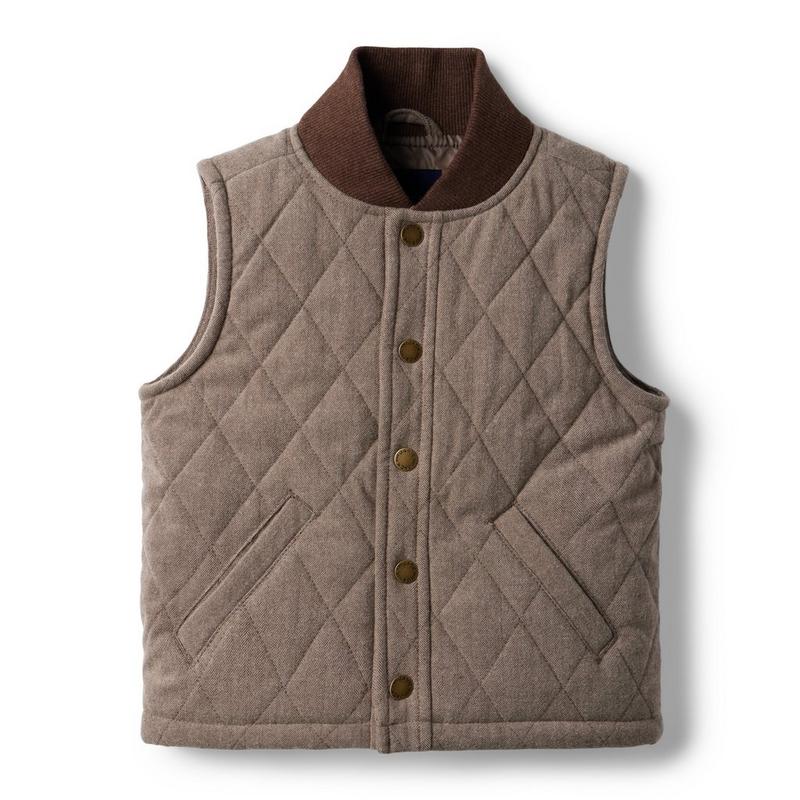 Quilted Twill Vest - Janie And Jack